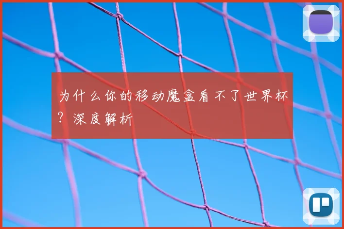 为什么你的移动魔盒看不了世界杯?深度解析